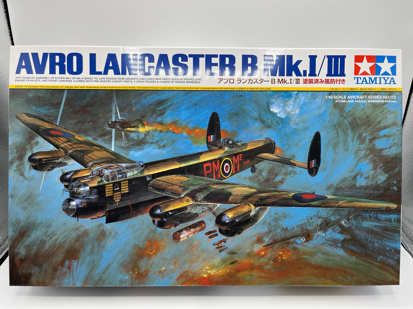 Tamiya 61112 Avro Lancaster Bomber Mk.I/III 1/48 Scale