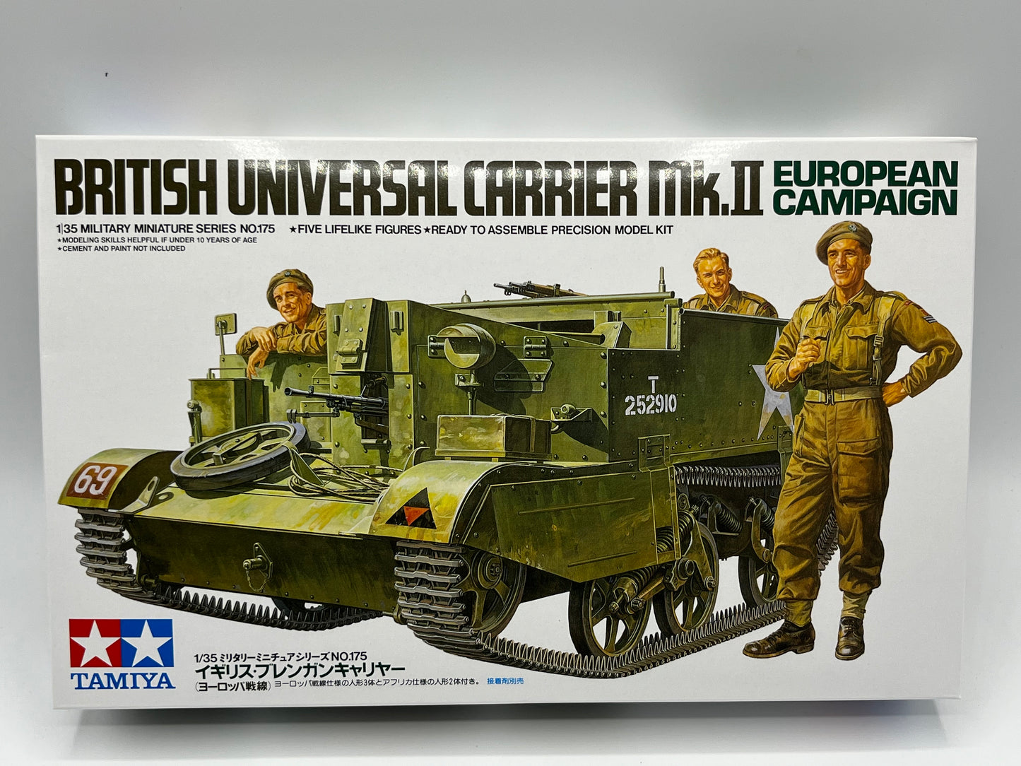 Tamiya 35175 British Universal Carrier Mk.II 1:35 Scale Plastic Kit