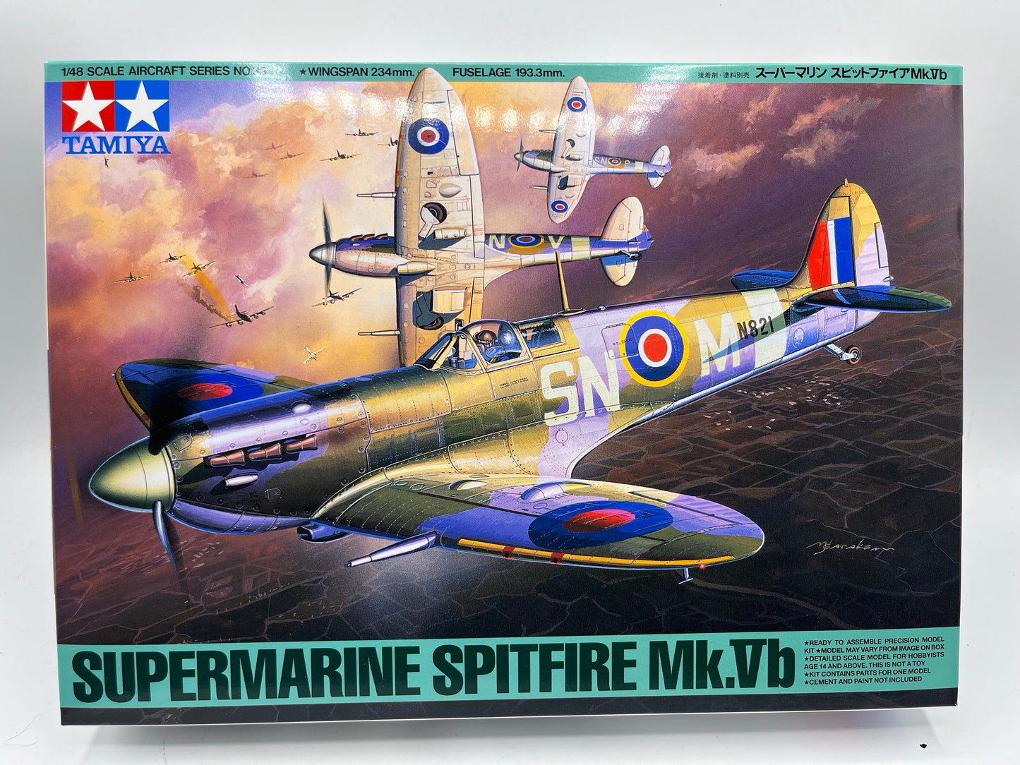 TAMIYA 61033 Spitfire Mk.Vb 1:48 Aircraft Model Kit