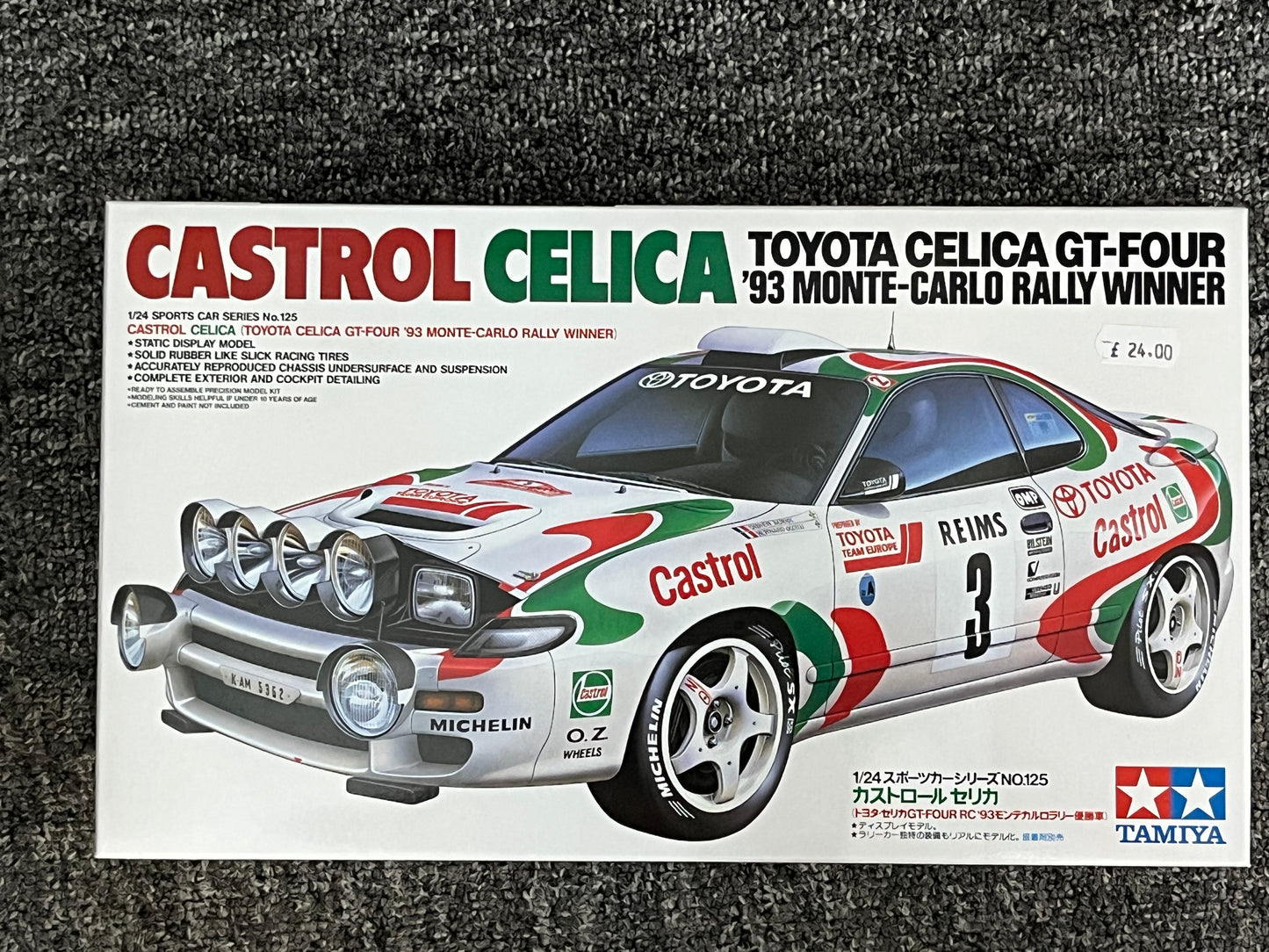 TAMIYA 24125 Castrol Celica 1:24 Car Model Kit