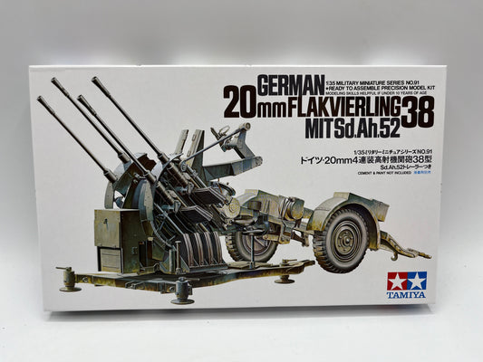 TAMIYA 35091 German 2cm Flakvierling 38 1:35 Military Model Kit