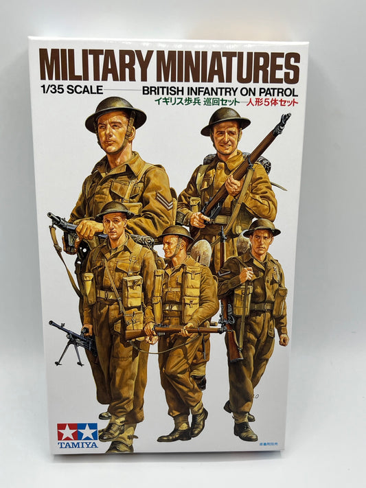 TAMIYA 35223 WWII British Infantry On Patrol 1:35 Military Model Kit