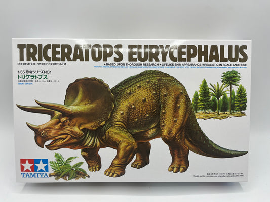 Tamiya 60201 Triceratops Eurycephalus Dinosaur Plastic Model Kit