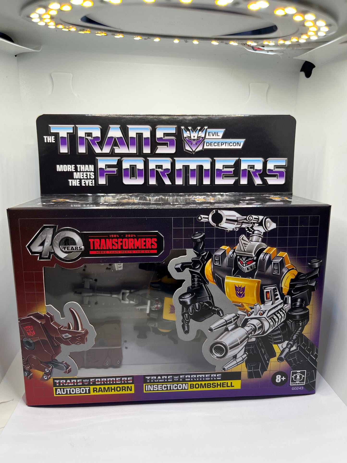 Transformers G1 Reissue 40th Anniversary Insecticon Bombshell & Autobot Ramhorn
