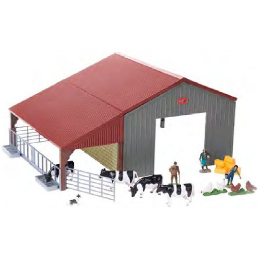 BRITAINS LTD FARM 43388 FARM BUILDINGS PLAYSET NEW PAINT SCHEME