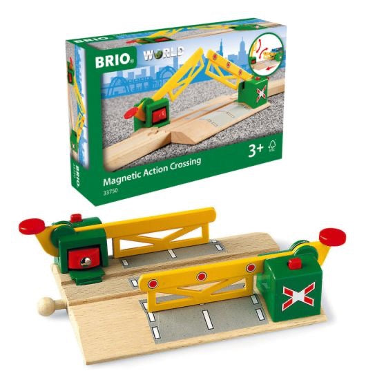 Brio World Train Magnetic Action Level Crossing